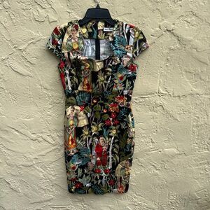 Grace Karin - artist Frida Kahlo sz small pencil dress